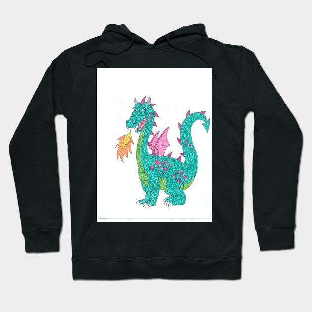 Dragon-cute cartoon Hoodie by RabbitQueen